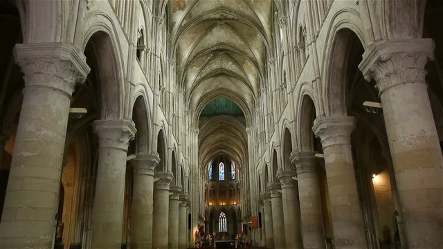 Cathedral Saint Peter in Lisieux, Normandy France, TILT
