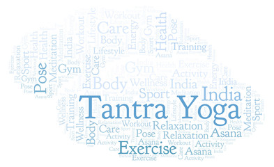 Tantra Yoga word cloud.
