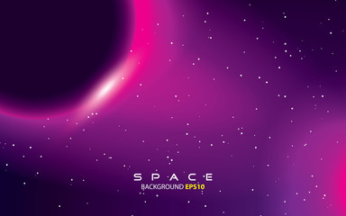 Fototapeta na wymiar purple light space background