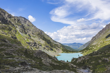 Naklejka na ściany i meble Lake Kuiguk. Altai Mountains. Russia