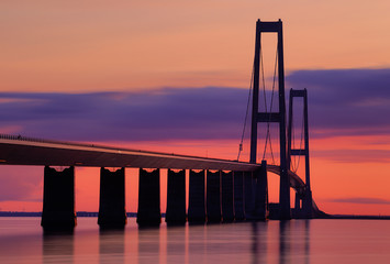 The Great Belt Bridge, Denmark
