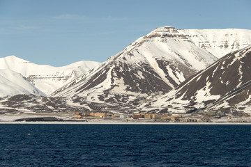 Pyramiden, Station soviétique,  archipel du Spitzberg, Svalbard