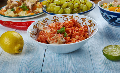 Iraqi Chicken with Red Rice