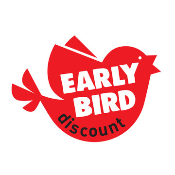 Early Bird Special discount sale event banner or poster