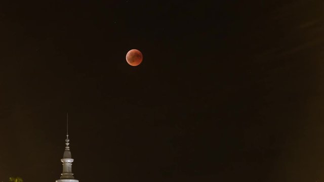 Timelapse de l'&eacute;clipse de Lune