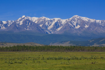 view of glacier Aktru