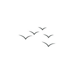 migration of geese colored hand drawn icon. Element of autumn icon for mobile concept and web apps. Hand drawn colored migration of geese can be used for web and mobile © gunayaliyeva