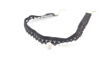 necklace, subject isolated on white background