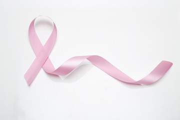 Obraz na płótnie Canvas Pink breast cancer ribbon