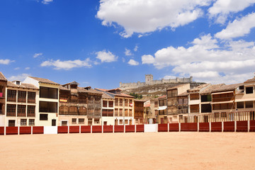 El Coso square of Penafiel, Valladolid province, Castilla-Leon, Spain