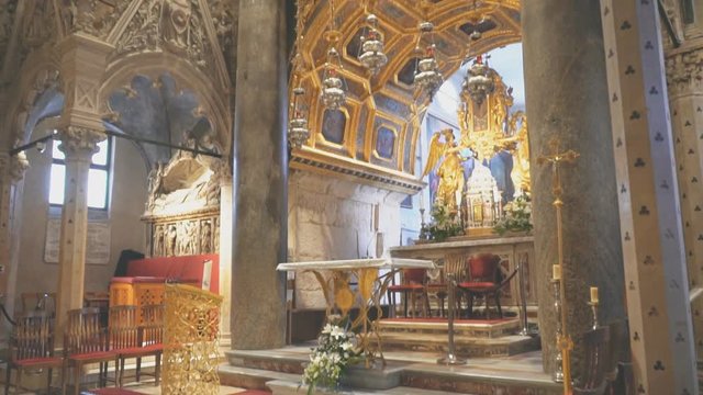 Inside of Cathedral of Saint Domnius in Split, Croatia.