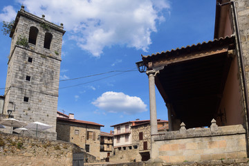 Church of Santiago,  Miranda del Castanar; Sierra de Francia Nature Reserve; Salamanca province; Castilla Leon; Spain