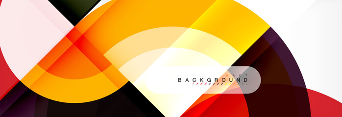 Vector circle abstract background