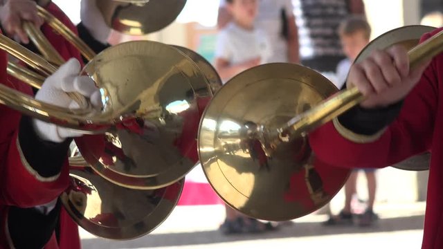 Hunting horn musicians Group