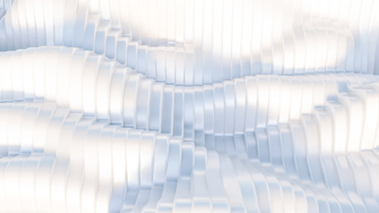 White background with lines. 3d illustration, 3d rendering.