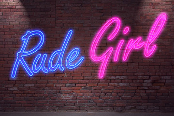 Neon Rude Girl