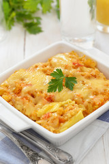 Cheesy vegetable casserole
