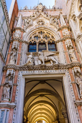 Primary Entrance Palazzo Ducale Doge's Palace Venice Itay