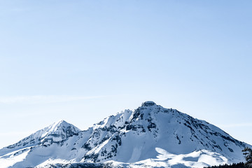 Fototapeta premium Oregon mountains in winter