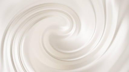 A splash of milk. 3d illustration, 3d rendering.