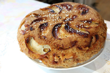 Pie on the table