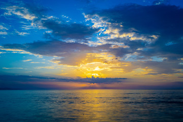 Vibrant colors in the sky for this sunset in Montego Bay