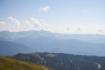 горы Розы Хутор, montains