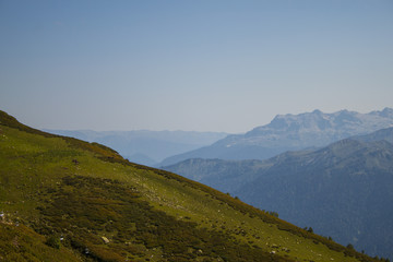 горы Розы Хутор, montains