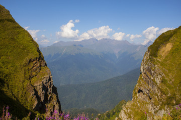 горы Розы Хутор, montains