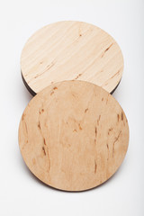 Bar coaster, mat for glass mockup. Beer accessory blank.