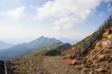 горы Розы Хутор, montains