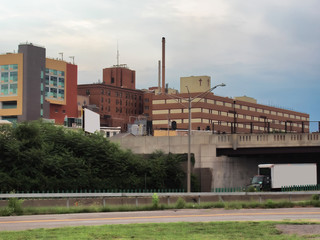 Route 81 running through the northside