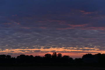 Rural sunset, U.K.
Late Summer at dusk.