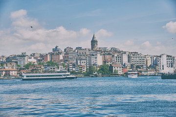 Naklejka premium Nice view of the historic district in the city