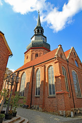Fototapeta premium Stade: Kirche St. Cosmae (13. Jh., Niedersachsen)