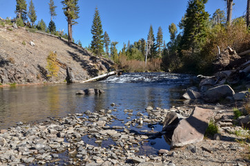 Middle Fork of San Joaquin river  Ansel Adams Wilderness, Madera county, California