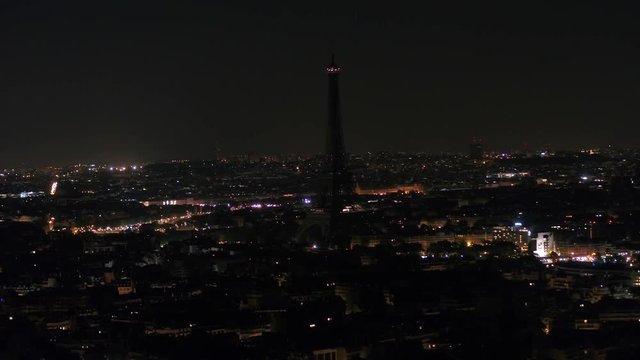 Aerial France Paris Eiffel Tower
