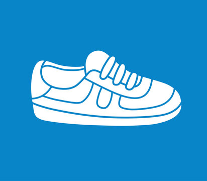 Sneaker shoe icon.