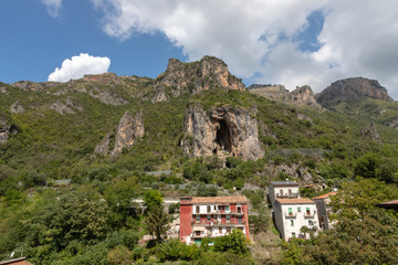 Our Lady of Lourdes cave in Orsomarso, Cosenza, Calabria, Italy