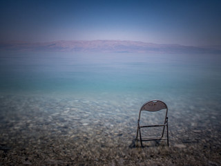 chair in the dead sea