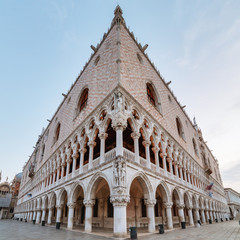 Obraz premium Close up view at Doge's Palace in Venice, Italy