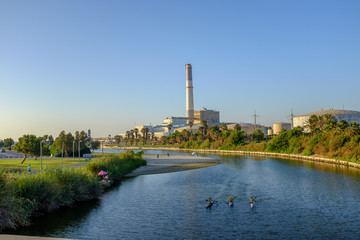 river power station