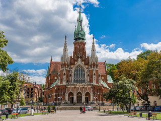 Fototapeta Krakau – Sankt Josef Kirche im Stadtteil Podgórze obraz