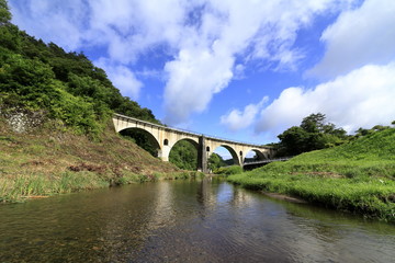 Fototapeta premium めがね橋 (岩手県遠野市)
