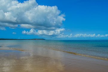 Beautiful Portuguese Island beach with turquoise water , Mozambique