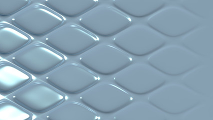 Gray geometric background with relief. 3d illustration, 3d rendering.
