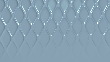 Gray geometric background with relief. 3d illustration, 3d rendering.