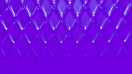 Purple geometric background with relief. 3d illustration, 3d rendering.