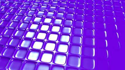 Naklejka premium Purple geometric background with relief. 3d illustration, 3d rendering.