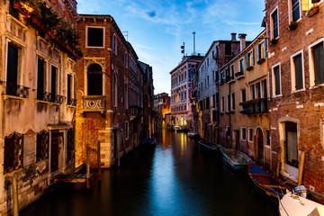 Fototapeta na wymiar Venice Coming to Rest